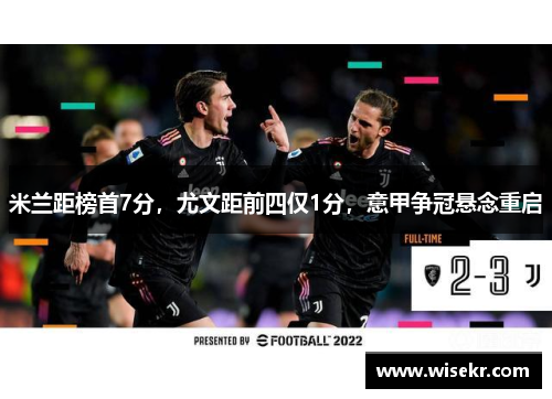 米兰距榜首7分，尤文距前四仅1分，意甲争冠悬念重启